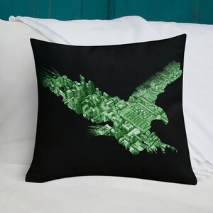 Eagle Made from Philly • Square Pillow