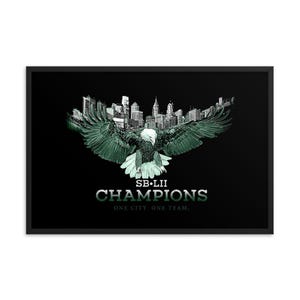 SB-LII Champions • Framed Poster
