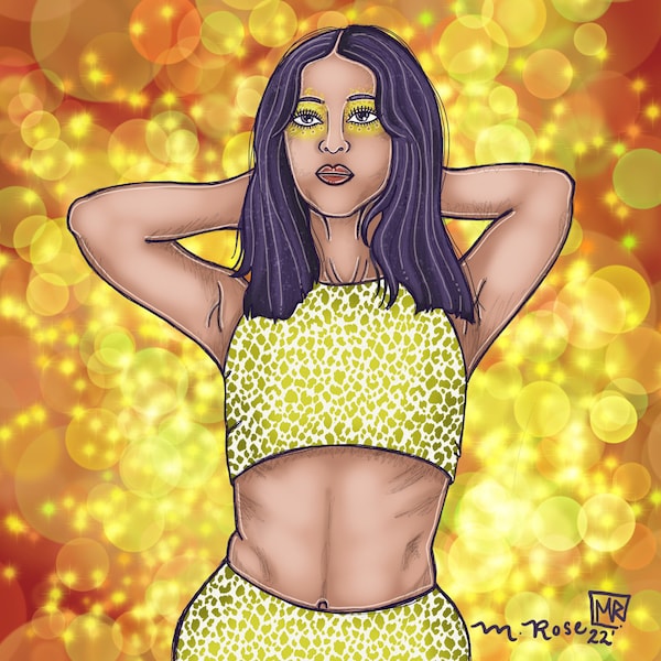 Mad Maddie - Maddie from Euphoria 12x12 prints - Art By Micayla Rose