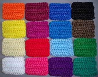 Double Rectangle Scrubbie - Nylon Net Scrubbie, Set of 3 - 6, Approx Size 3 1/2" x 4 1/2"