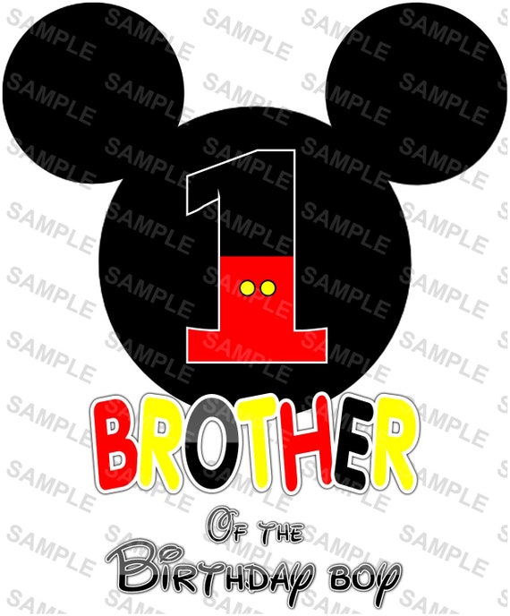 Sublimation Design Clip Art PNG Instant Download Iron On Transfer 1st Birthday Cousin Of the Birthday Boy