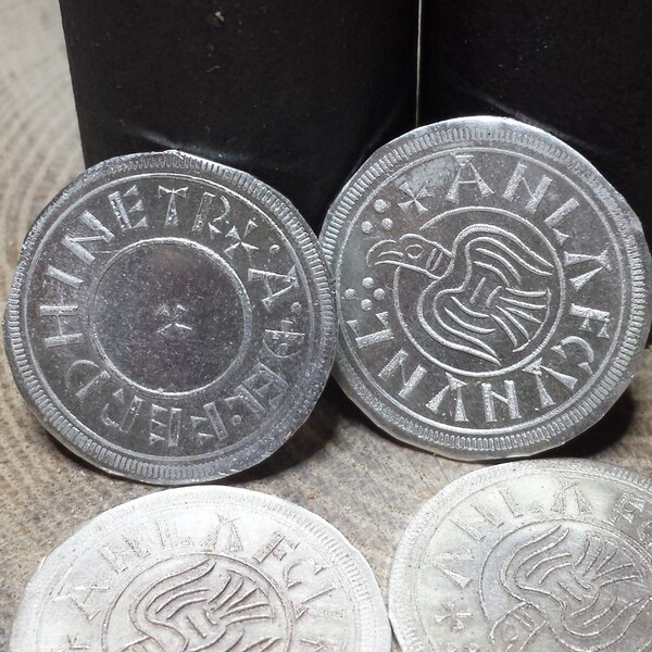 Jorvik raven penny / Silver coin / Museum replica / raven coin / viking coin
