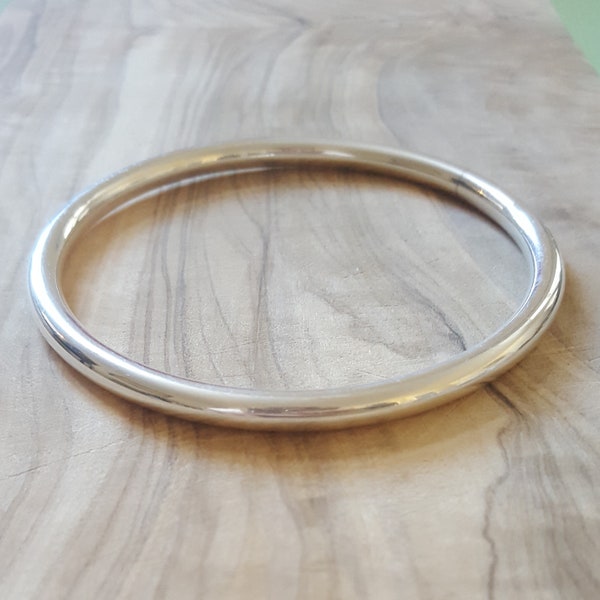 5mm Solid fine silver bangle