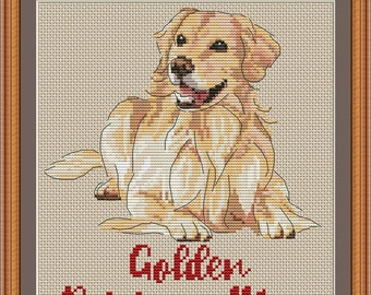 Golden Retriever Mama Kreuzstich Pdf Anleitung