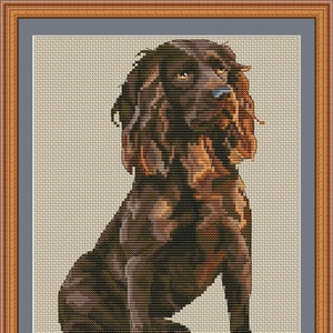 Boykin spaniel mom cross stitch pdf pattern
