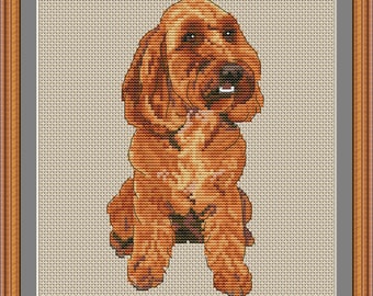 Cockapoo Cross Stitch Pattern (Digital PDF Download)