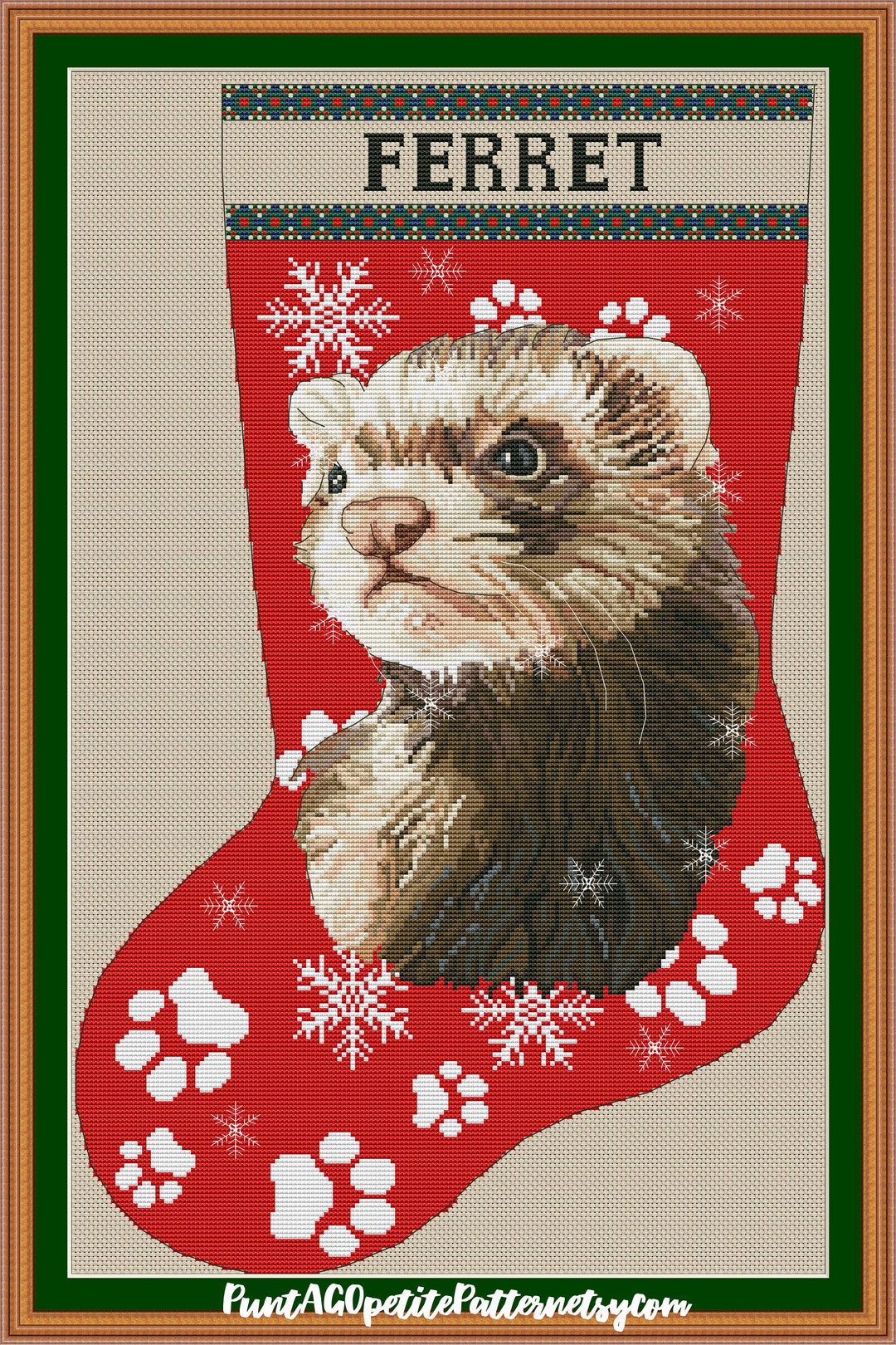 Ferret Counted Cross Stitch Pattern, XStitch PDF Pattern Download, How To  Cross-Stitch Instructions Included with Chart
