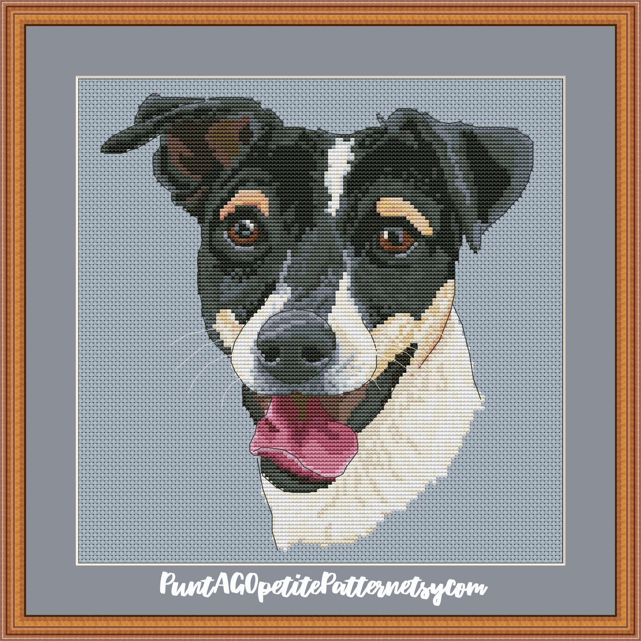 Jack Russell Terrier Portrait Cross Stitch Pdf Pattern - Etsy, image size:2063x2063