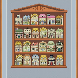 Lenox Canterbury crossing set inspired cross stitch pdf pattern