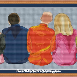 Family cross stitch pdf pattern