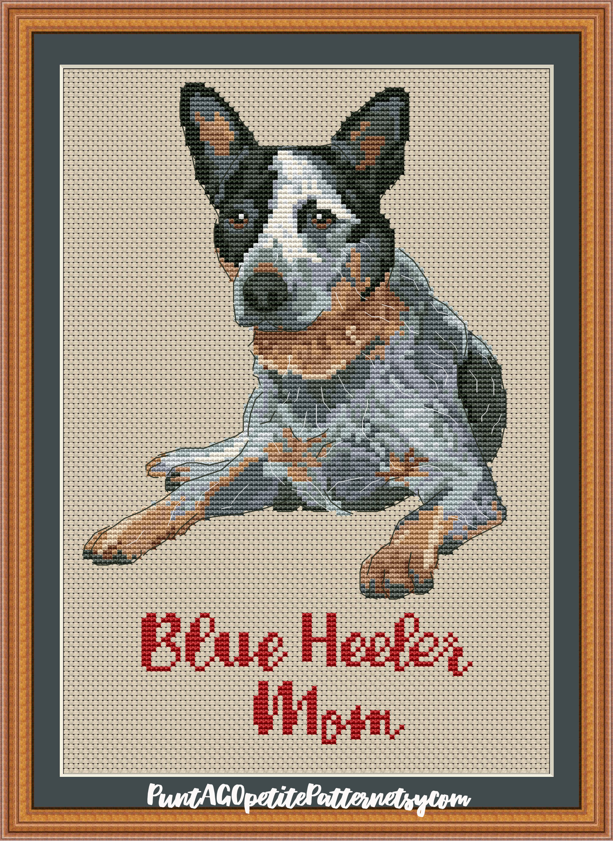 Blue Bead Pet Kit, Blue Dog, Beaded Blue Dog, 