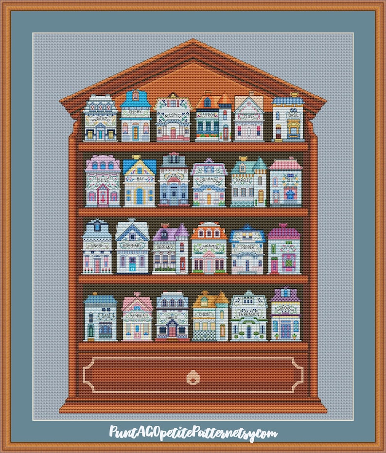 Lenox Spice Village from PuntAGOpetitePattern on Etsy