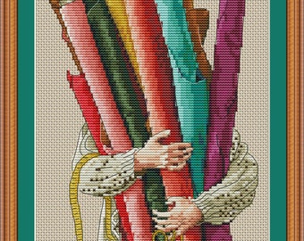 Sewing addiction cross stitch pdf pattern