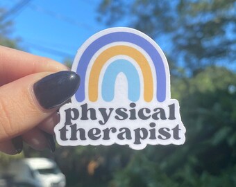 Physical Therapist Sticker | Physical Therapy, DPT, Sticker Vinyl, Water-Resistant