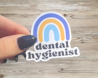 Dental Hygienist Sticker | Gift for Dental Hygienist | Dental, Clinical, LDH, RDH Vinyl Stickers, Water-Resistant