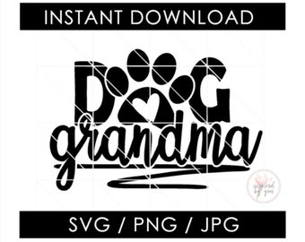 Download Dog Grandma Svg Etsy