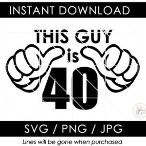 40e anniversaire SVG | Ancien numéro 40 | Ancien n° 40 | 1985 | Âgé jusqu'à la perfection | Design de t-shirt amusant | Fichiers coupés JPG PNG | pour Cricut Cameo