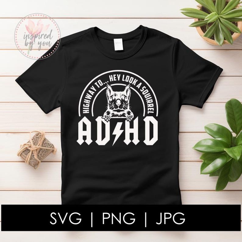 ADHD SVG | Awareness Month PNG | Neurodiversity Jpg | Attention Deficit ...
