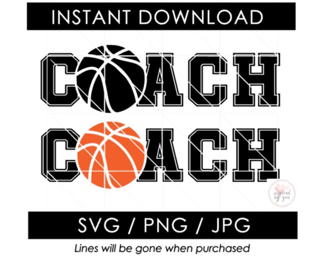 Basketball Coach SVG Bball Slamdunk PNG Fun Coach Tshirt - Etsy