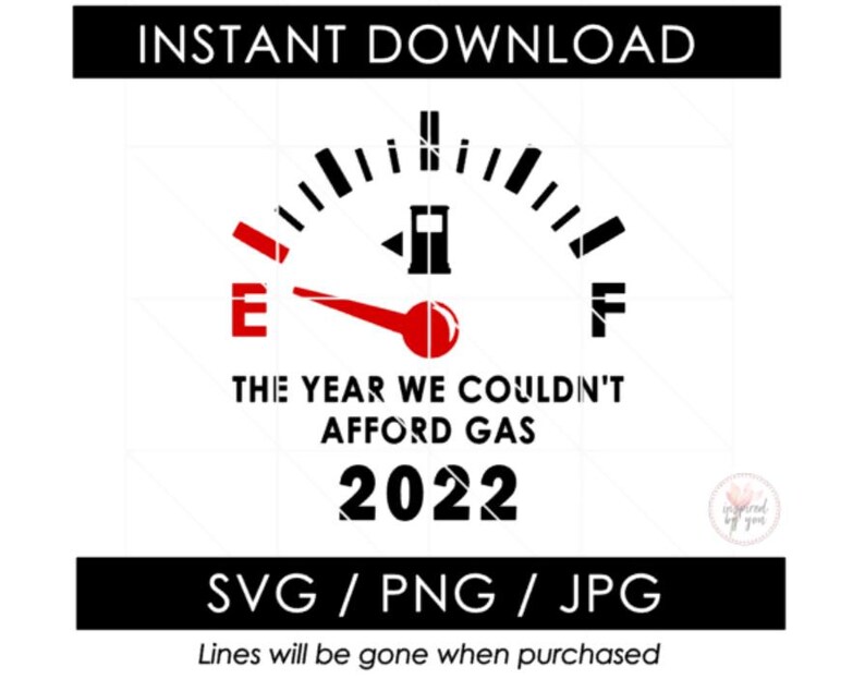 2022 the Year We Couldn't Afford Gas SVG Gas Prices Etsy UK