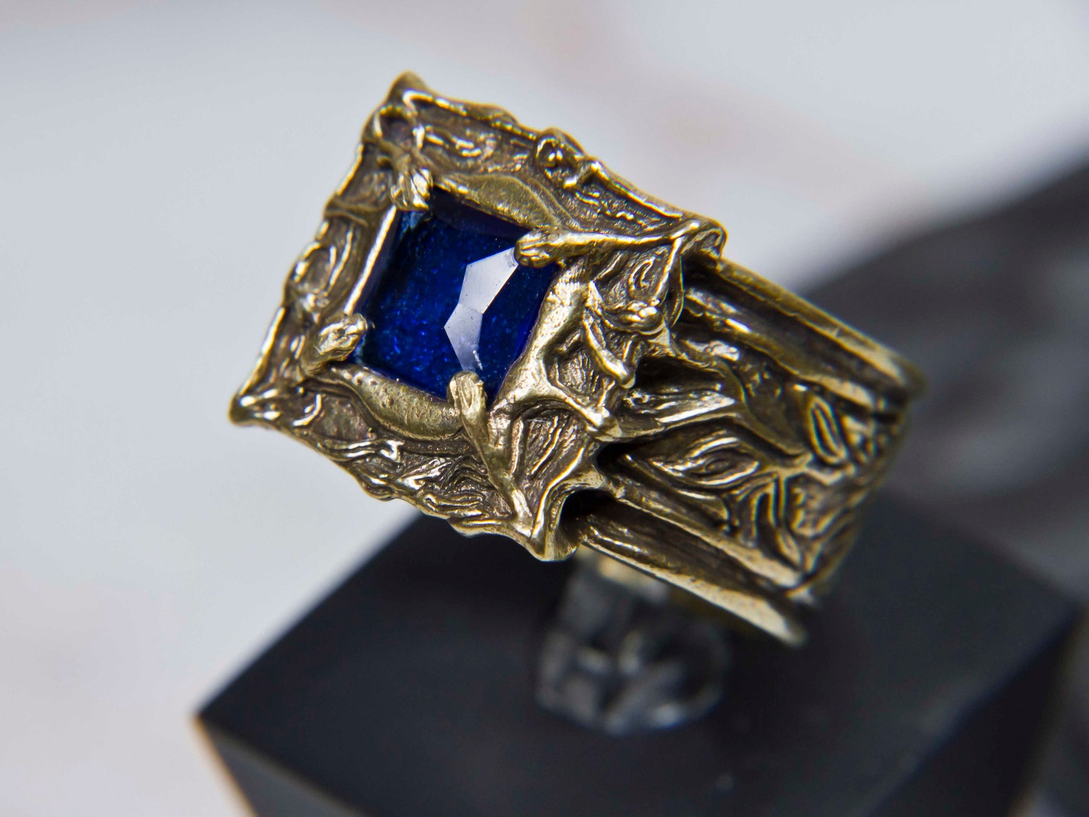 Bloodbite Ring / Mens Gothic Ring / Fantasy Ring for Men / Etsy