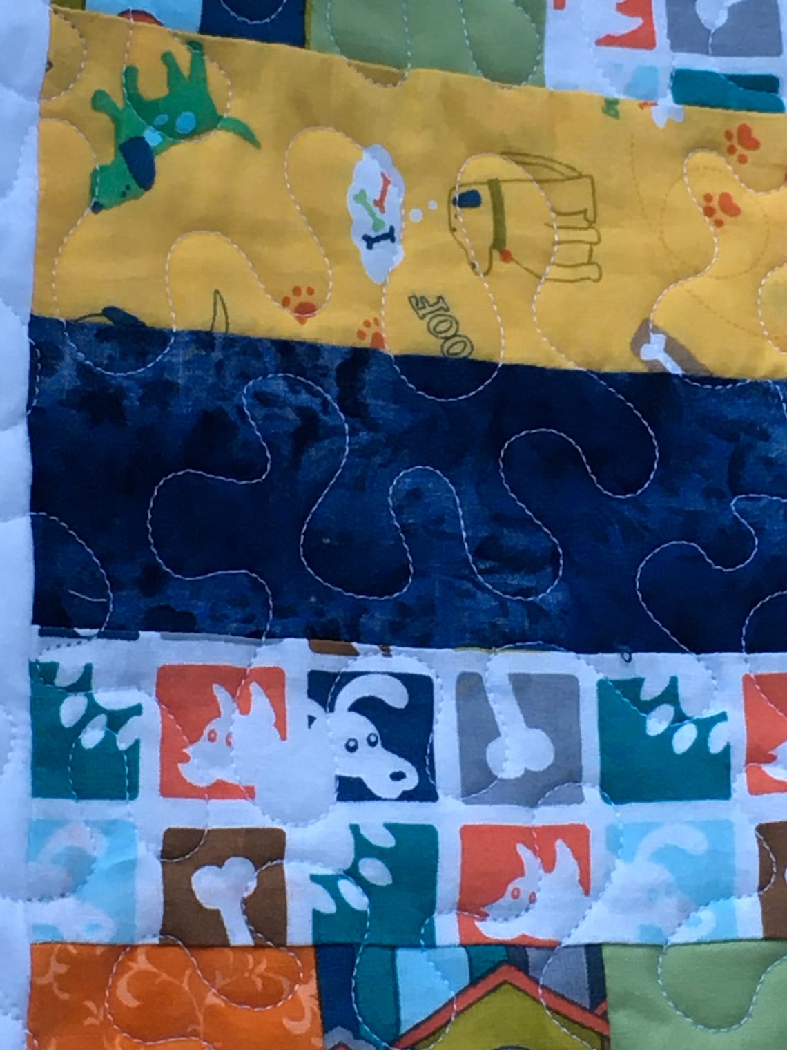 Contemporary Baby Quilt Modern Baby Quilt Bright Modern Baby Etsy