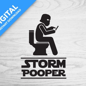 Sturm-Pooper-| Digitaler Download | Vorlage