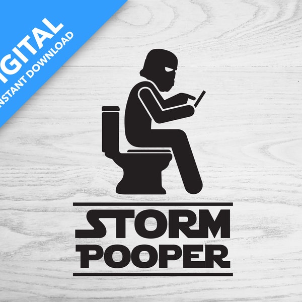 Storm Pooper | Digital Download | Template