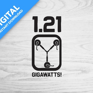 1.21 ギガワット フラックス コンデンサ | デジタル ダウンロード