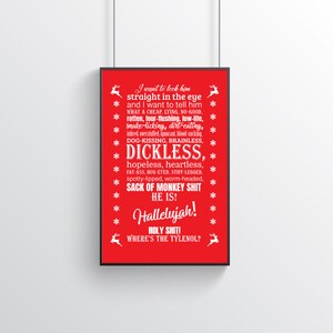 Christmas Rant | Digital Printable Poster