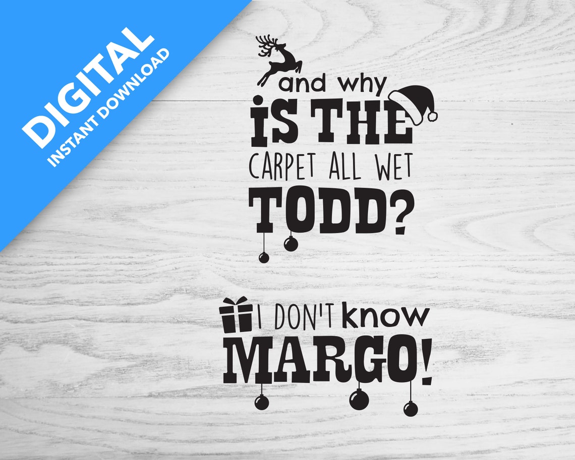 Why is the Carpet All Wet Todd Digital Download Etsy