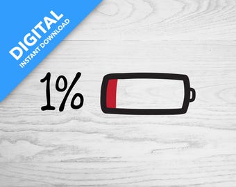 1% Bateria | Download Digital | Modelo