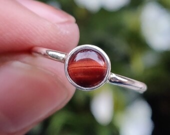 Details about Rings Men&Women 925 Sterling Silver Tiger Eye Stone with Red Stone&Black CZ Jewe Details about Rings Men&Women 925 Sterling Silver Tiger Eye Stone with Red Stone&Black CZ Jewe