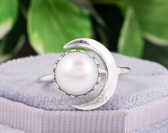 monica castiglioni リング　指輪　シルバー　パール A-LUNGHINI-06 / Silver | Monica Castiglioni オフィシャル通販