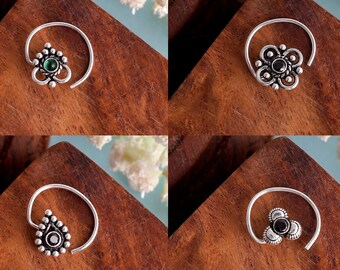Oxidized Nose Ring - Etsy Australia