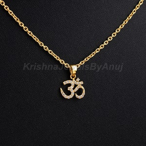 925 sterlingzilveren OM-hanger - Aum-ketting hanger ketting - cadeau voor haar - spiritueel cadeau - sierlijke OM-ketting - OM-hanger - yoga-sieraden