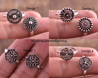 silver toe rings designs india