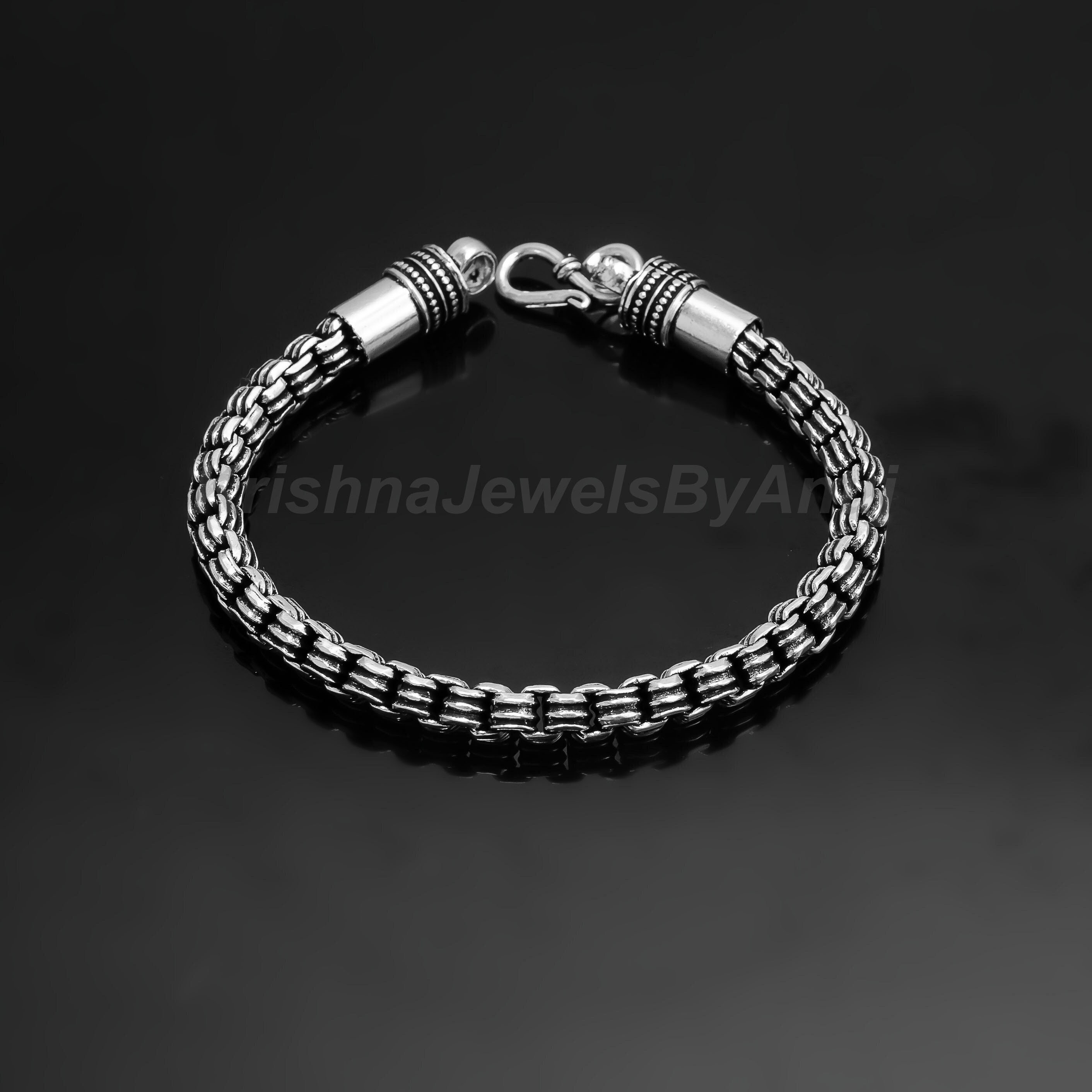 PRY シュウト　Antique Silver Chain Bracelet Antique Silver Chain Bracelet – PRY