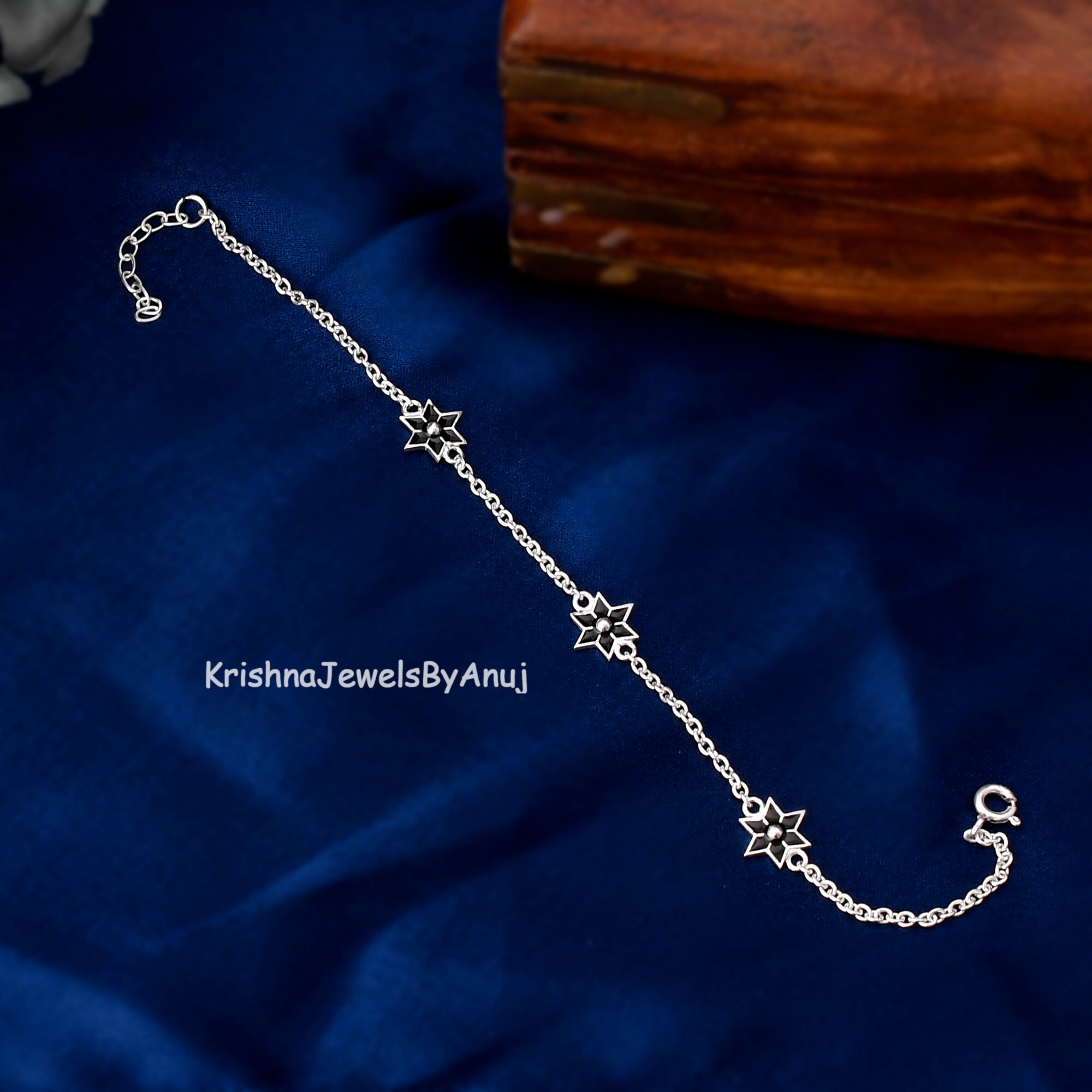 Bracciale In Argento 925 Con Ciondolo Fiore Di Loto - Flores Gioielli - Foto 5