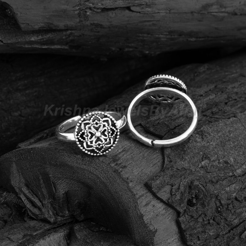 Gorgeous Toe Ring - 925 Solid Sterling Silver Toe Ring - Toe Ring Pair ...