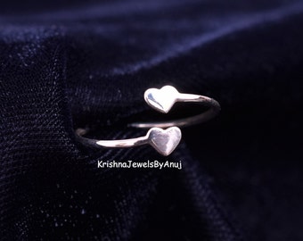 Heart Ring 925 Sterling Silver Ring 3 to 13 US All Sizes - Etsy