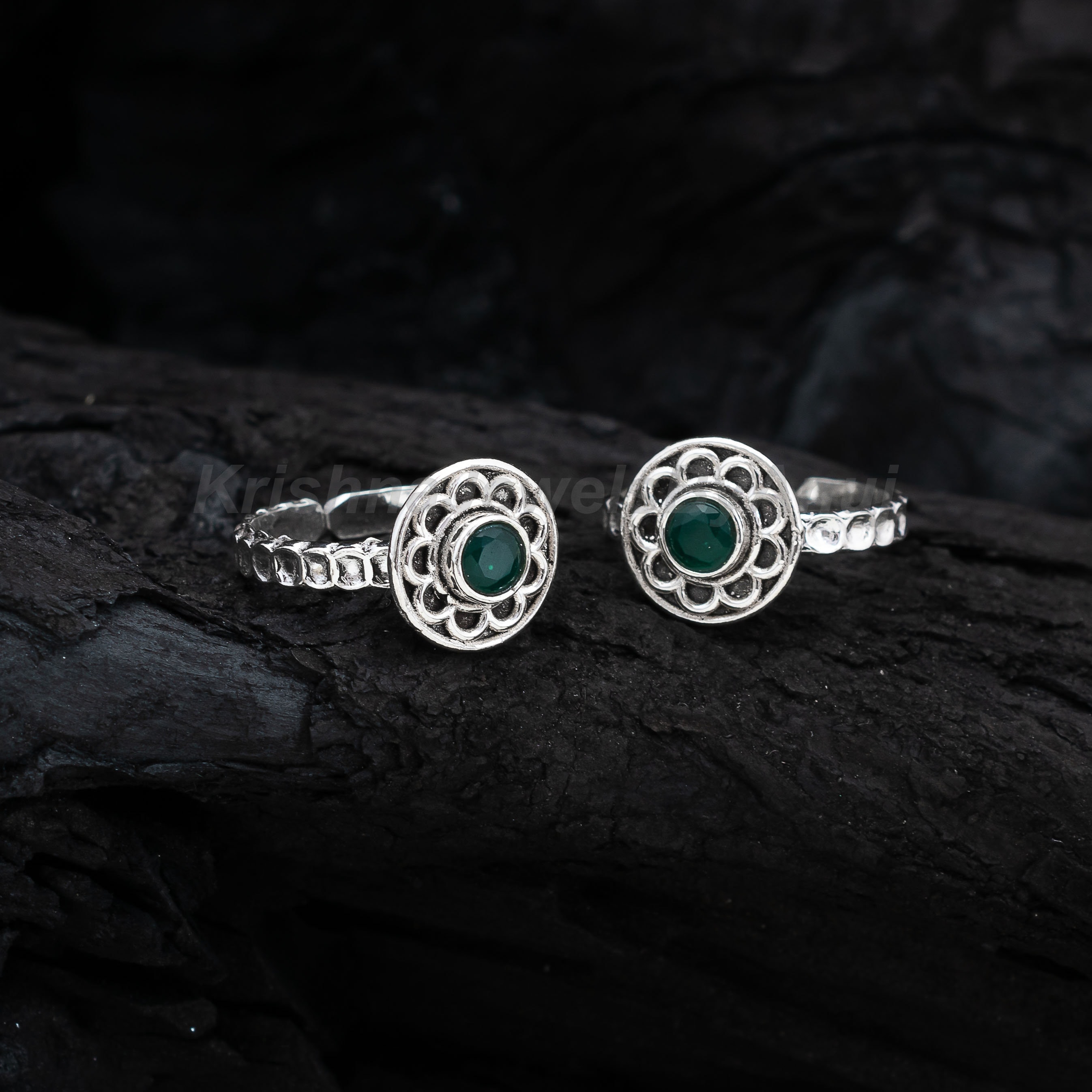 925 Sterling Silver Toe Ring Pair - Handmade Toe Band - Adjustable Toe ...