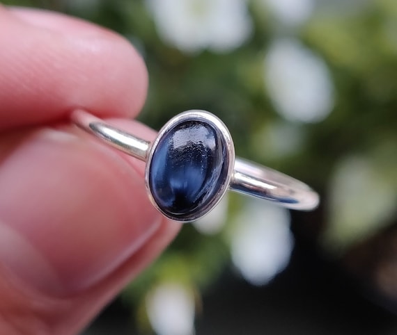 925 STERLING SILVER LABRADORITE RING FEBRUARY MONTH BRITHSTONE SIZE 6 TO 13
