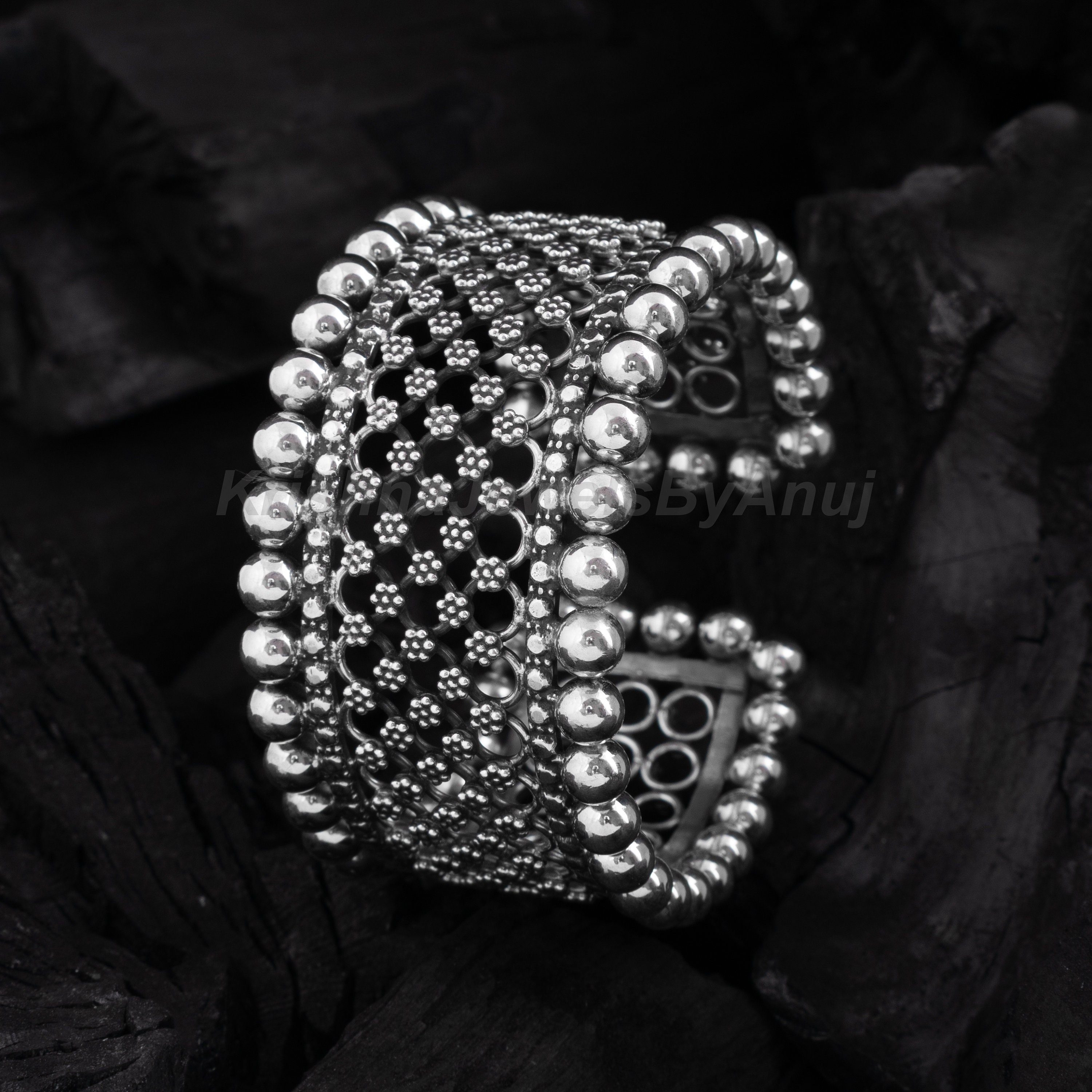 【匿名発送】【限定】Vintage Solid Silver925 Bangle Gorgeous Vintage Silver Bangle - 925 Solid Sterling Silver Bangle