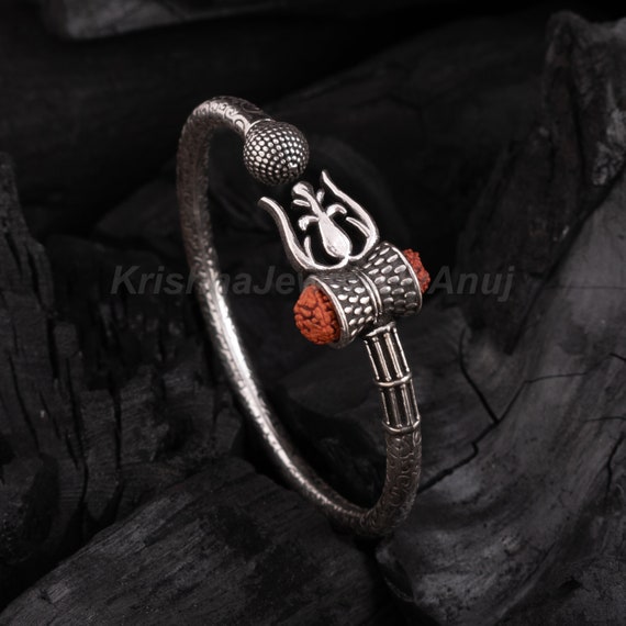 925 Solid Sterling Silver Bangle - Size 2.4 Inches (inside