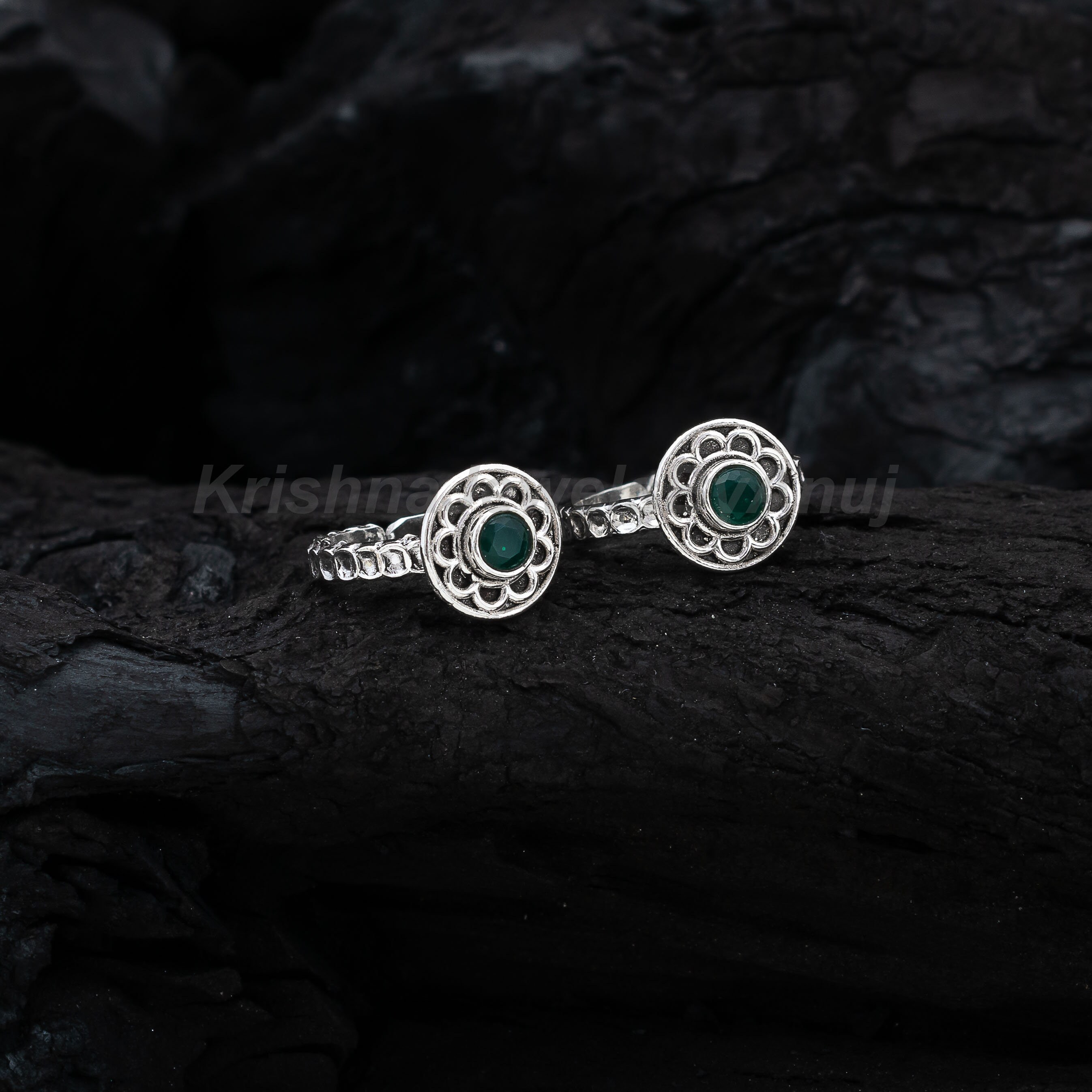 925 Sterling Silver Toe Ring Pair - Handmade Toe Band - Adjustable Toe ...