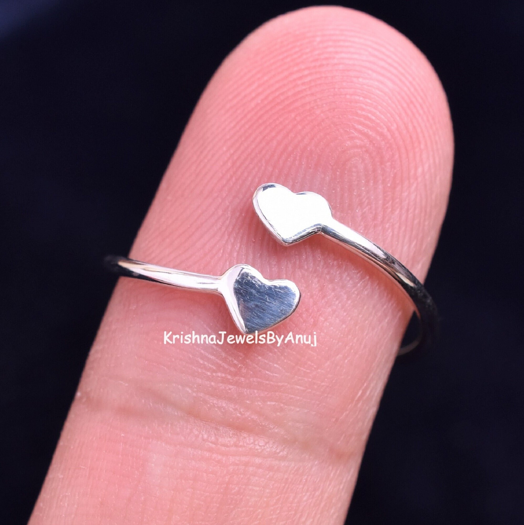 Heart Ring 925 Sterling Silver Ring 3 to 13 US All Sizes - Etsy