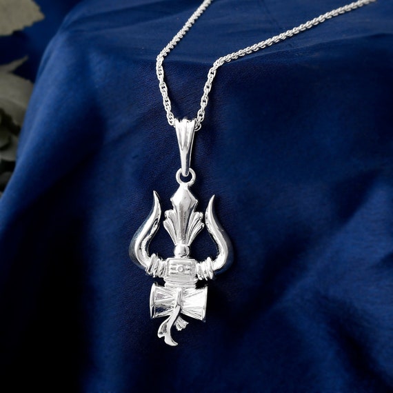Sterling Silver Shiva Pendant Sterling Silver Shiva Pendant