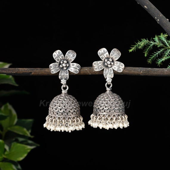 Sterling silver hotsell jhumka