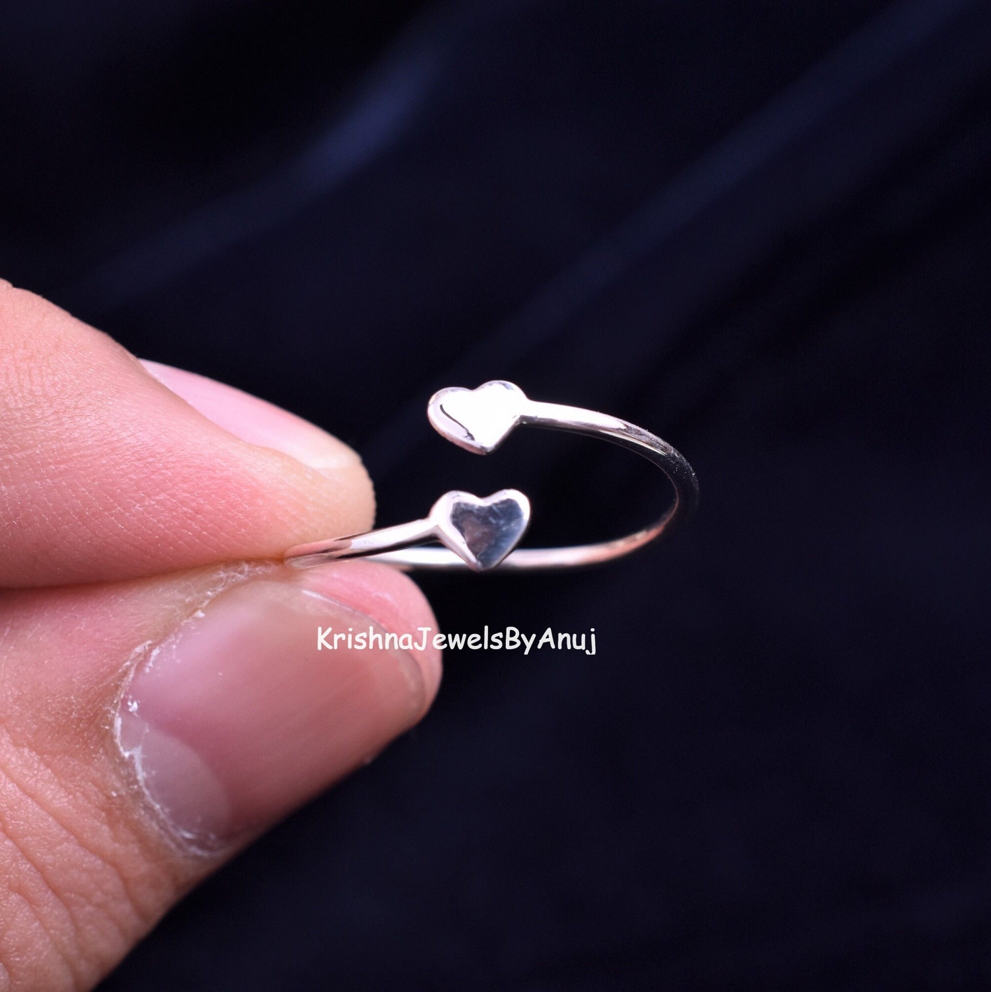 Heart Ring 925 Sterling Silver Ring 3 to 13 US All Sizes - Etsy